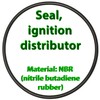 AERZETIX - C66229 - Gasket, ignition distributor 65 x 70