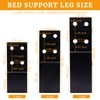2 Pcs Bed Frame Legs Replacement Parts Bed Feet Furniture