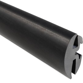 TRIM-LOK - LK1179-25 Trim-Lok EPDM Dense Rubber Window Locking Gasket – Fits 1 4” Glass and 1 8” Panel Edge, 25’ Length – Two-Piece Locking System (Inline), Weather Stripping Seal for Windows