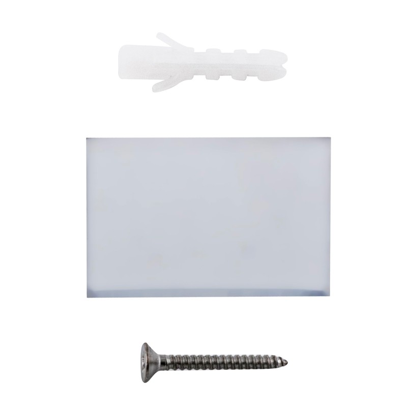 C.R. LAURENCE NDC60RB CRL Oil Rubbed Bronze No-Drill Fixed Panel