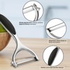 Potato Peeler, Peeler, Ergonomic, Rust-Free Carbon Steel Blade, Versatile &