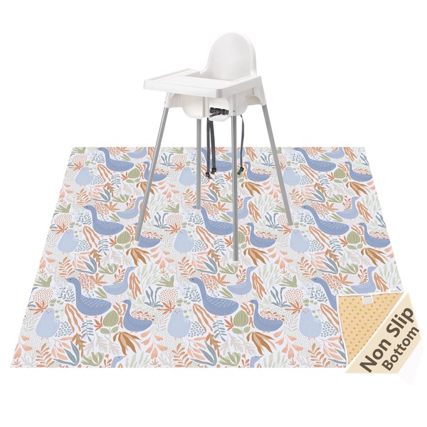 Splat Mat for Under High Chair/Arts/Crafts, Waterproof and Anti-Slip Splash