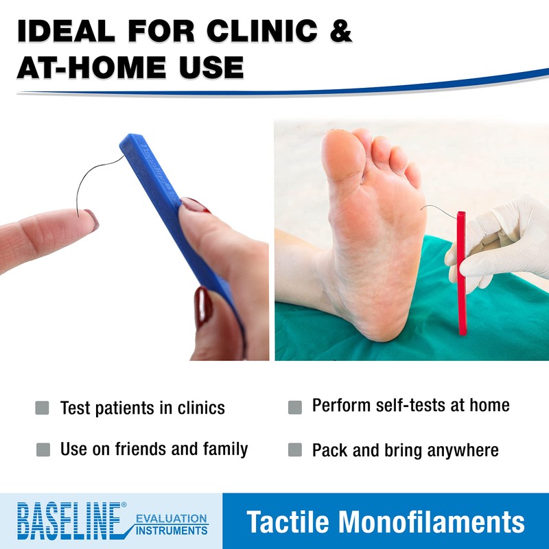 Baseline Tactile Monofilament Sensory Perception Evaluation Tool 6-Piece Set, Clinical