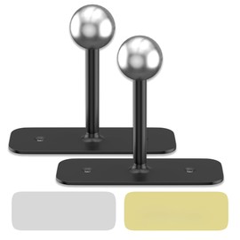 LIGHTULIFE 2PC Magnetic 360° Rotation Base Ball for LED Wall Mounted Lights,Replacement Base for LED Wall Lamps Sconces Suitable for Wall Sconces of Various Sizes and Models (3 inch)