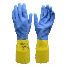Ansell Guante Químico 87-224 Caucho Natural Neopreno Forro Flocado