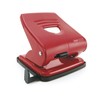 Rapesco PF827AR1 2-Fach Metalllocher 827, 30 Blatt Stanzkapazität, Rot