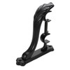 Tsnamay 2Pcs Double Curtain Rod Brackets Rod Holders,Black Retro Wall