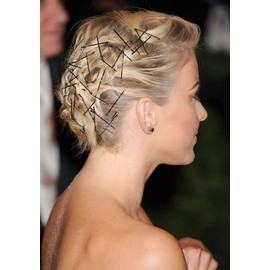 Nyamah Sales Metal Hair Clips Bobby Pins Hair Styling Pins Hairdressing Salon Tool for Women Girls, Black (100-Piece) Pack of 1