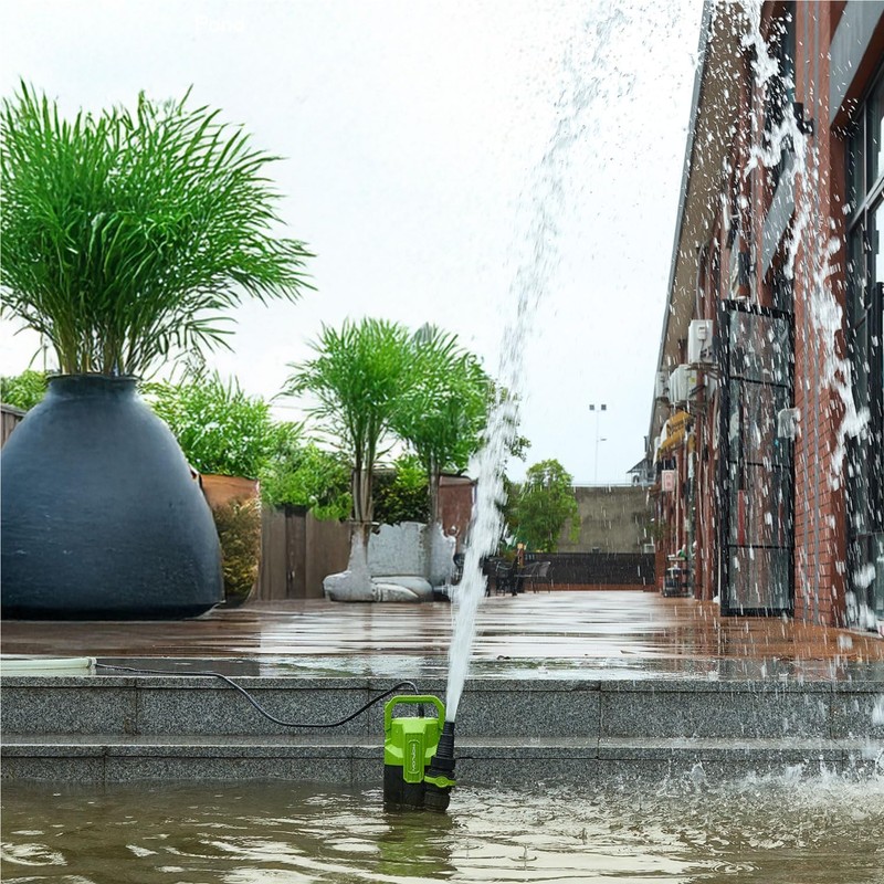 InoFlow Sump Pump 3/4 HP 3430GPH Submersible Water Pump with