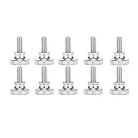10PCS Knurled Thumb Screws,304 Stainless Steel Knurled head thumb screws,Grip Knobs Fasteners for Light,Instruments,Ornament Install And Fix M4*16mm