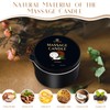 3 Pack Massage Oil Candles 6 OZ Low Temp Soy