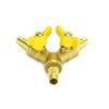 Areyourshop 3/8" Hose Barb Ball Valve Y Shaped 3 Way