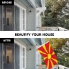 UD_G128 Combo Pack: 6 Ft Tangle Free Spinning Flagpole (Silver)