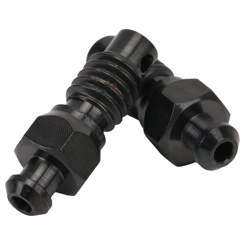 2Pcs Disc Brake Bleeder Screw Titanium Alloy M6 Rust Resistance