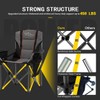 FAIR WIND Oversized Fully Padded Camping Chair with Lumbar Support,