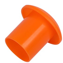 KEILEOHO 50 PCS Rebar Safety Caps, Orange Plastic Mushroom Rebar Cap End Identification Bar Mushroom Building Construction Site Supplies Rebars Size: #3-#7, 10M - 25M
