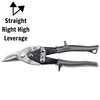Teng Tools Aviation Tin Snips - Straight/Right Cut High Leverage