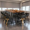 LooftMate Industrial Pipe Table Leg for Bar Height Pub Table,