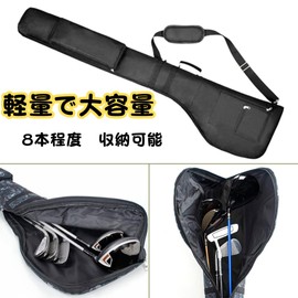 Golf Club Case Practice Large Capacity Golf Bag Soft Case with 3 Pockets for Beginners Golf Clubs