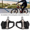 2Pcs Road Bike Self Locking Pedals Engineering Plastics Adjustable Bicycle