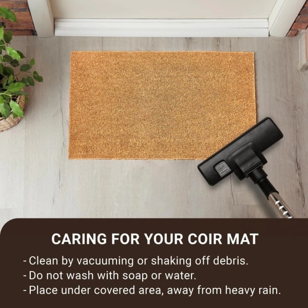 Plain Anti Shedding Coco Coir Door Mat with Heavy Duty