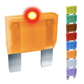 CARAX Glow Fuse – Premium Fuse Maxi Large Blade – Kit Assortment – Glow When Blown LED Automotive Fuse – Smart Auto Glow Fuse Easy Identification (70A - 1pcs - Maxi Blade Glow Fuse)