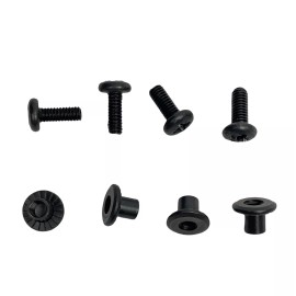 Phalanx International 4pk NVG Mount Screw & Nut For ACH MICH LWH PASGT Combat Helmet Night Vision New