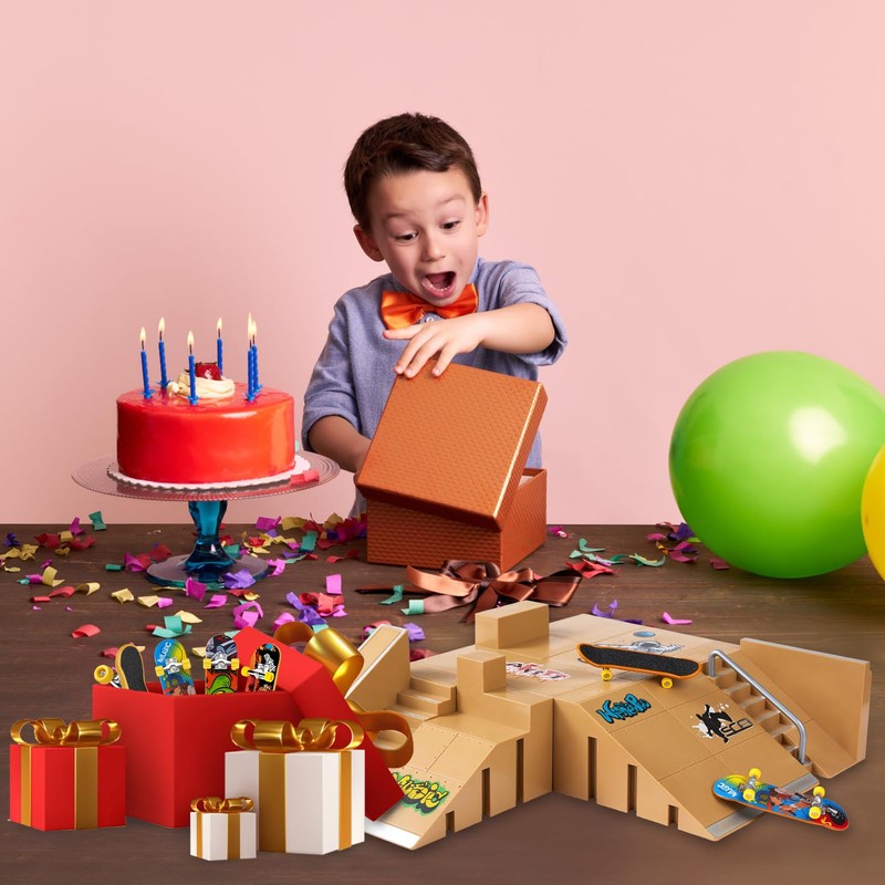 WINNER PRO Fingerboard Skate Park Kit - Finger Skateboard Ramp