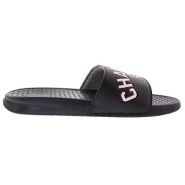 Champion mens Club Slide Slippers, Black, 10