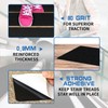 LadyRosian Outdoor Stair Treads Non Slip 10-Pack Black 6" x