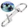Stainless Steel Diving Single Ended Snap Clips Single Eye Bolt