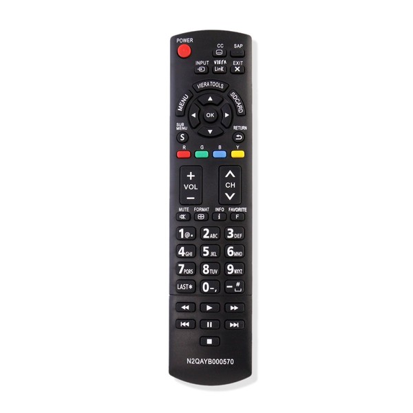 N2QAYB000570 Replacement Remote Control fit for Panasonic TV TC-32LX34 TC-32LX44S