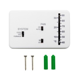 EATAKWARD Replacement for Dometic 3106995.032 RV Thermostat RV Analog Thermostat (Cool Only/Furnace) White