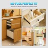 Soft Close Drawer Slides 18 Inch, Full Extension Ball Bearing