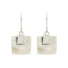 Les Poulettes Jewels - Earrring Sterling Silver and Mother of