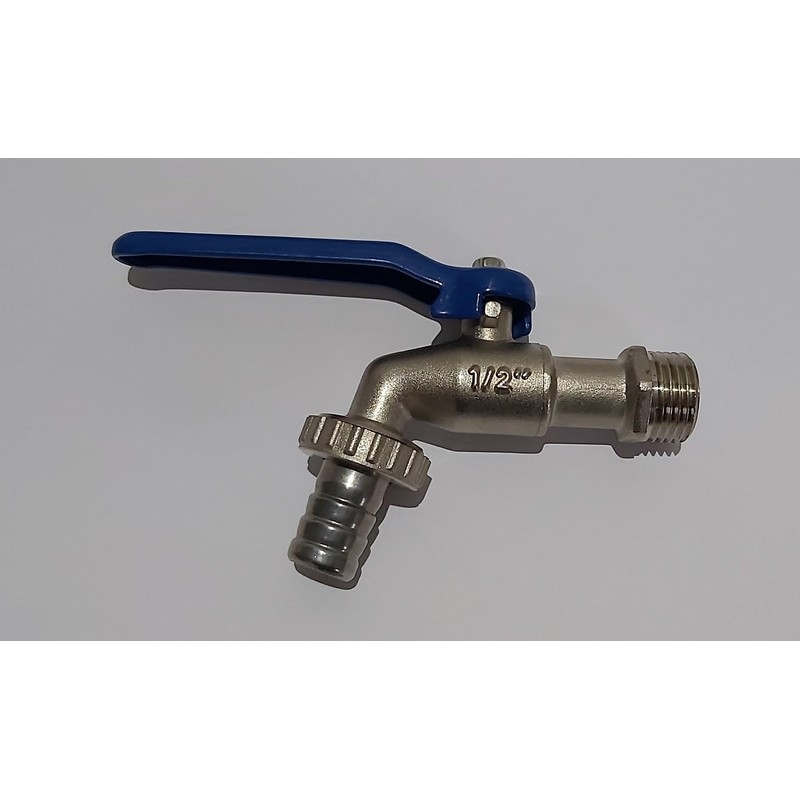 Wall Plate Bracket with Ball Outlet Valve for PE Pipe