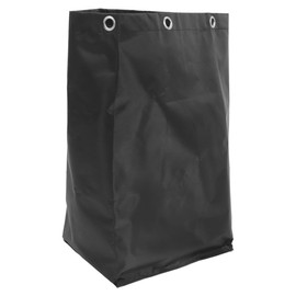 iplusmile Janitorial Cart Bag: High Capacity Cleaning Cart Bag Replacement Commercial Cleaning Bags Replacement for Hotels Offices,Black