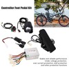 24V 500W Brushed Controller Foot Pedal Front Lamp Lamp Switch