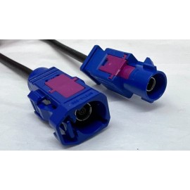 FUBA Automotive 76"  Fakra BLUE C Male to Fakra BLUE C Female GPS antenna Extension Cable 6' 4"L