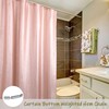Popkozzi Blush Pink Shower Curtain: 84 Inch Glitter Sparkle Bling