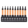 10Pcs Triangle Screwdriver Set, 50mm Length 1/4 Inch Hex Shank
