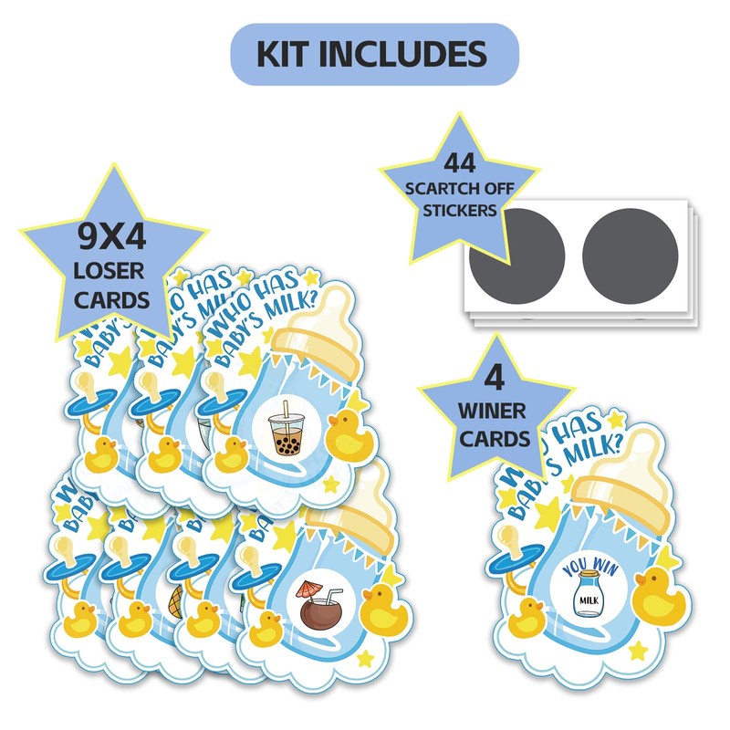 Baby Shower Games - Scratch Off Game - Baby Shower