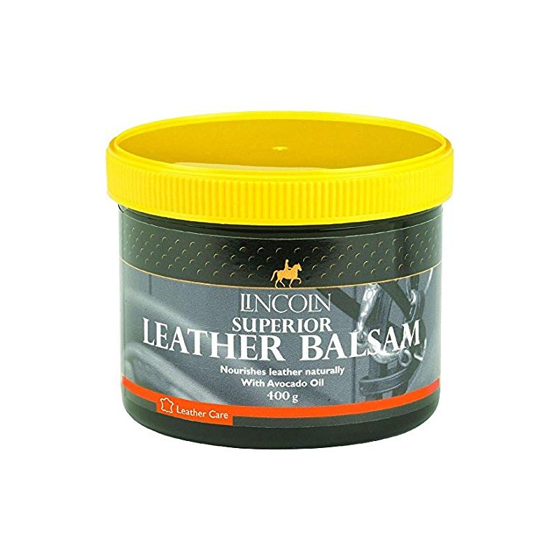Lincoln Superior Leather Balsam With Free Sponge 400G Nourishing Leather