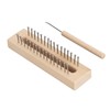 Wooden Knitting Loom with Loom Hook Wooden Knitting Loom Set