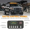 XRIDONSEN 37" 104 LED Roof Top Strobe Light Bar Amber