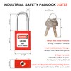 Gate Valve Lockout and Safety Padlock, 2Sets, Hose Bib Lock