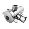 QWORK 3 Way Shower Diverter Valve 1/2” with Hand Shower