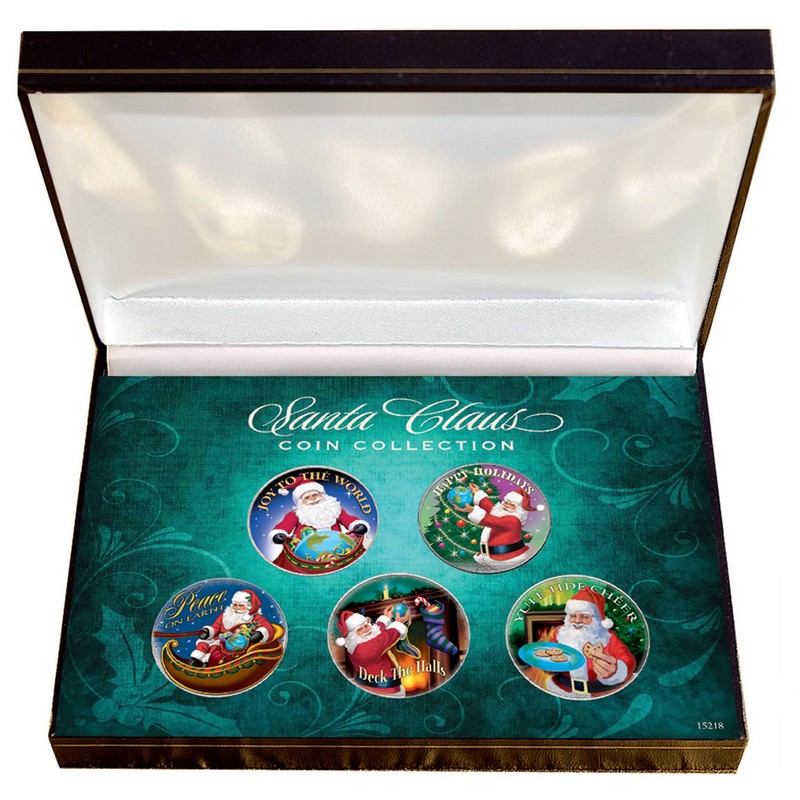 Santa Claus JFK Half Dollar Coin Box Set