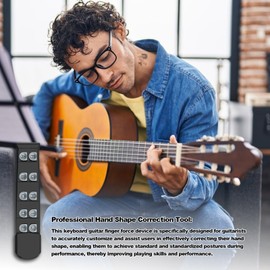 Guitar Finger Training Tool,Guitar Teaching Aid Practice Tool - Professional Instrument Accessories Exerciser for Posture Correction Practice Beginner Training