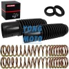 JINFANNIBI Front Fork Boots Rebuild Kit & Oil Seals Springs